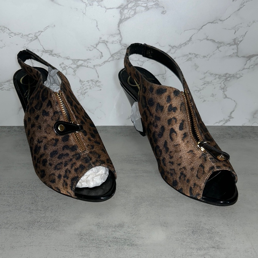 J Renee Leopard Viento-Faleo Heels